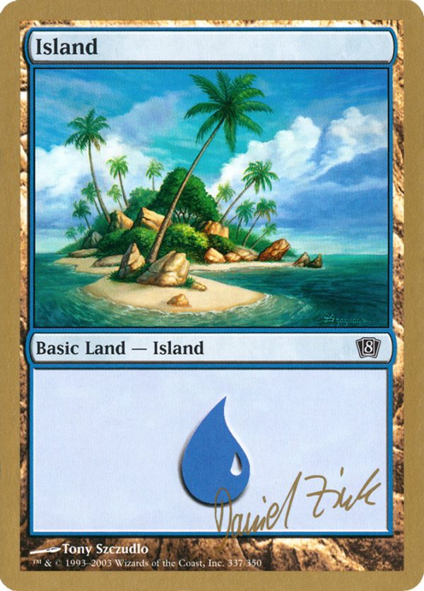 Island (dz337) (Daniel Zink) [World Championship Decks 2003] For Sale