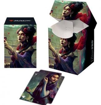 Innistrad Crimson Vow 100+ Deck Box V5 featuring Henrika, Infernal Seer for Magic: The Gathering For Cheap