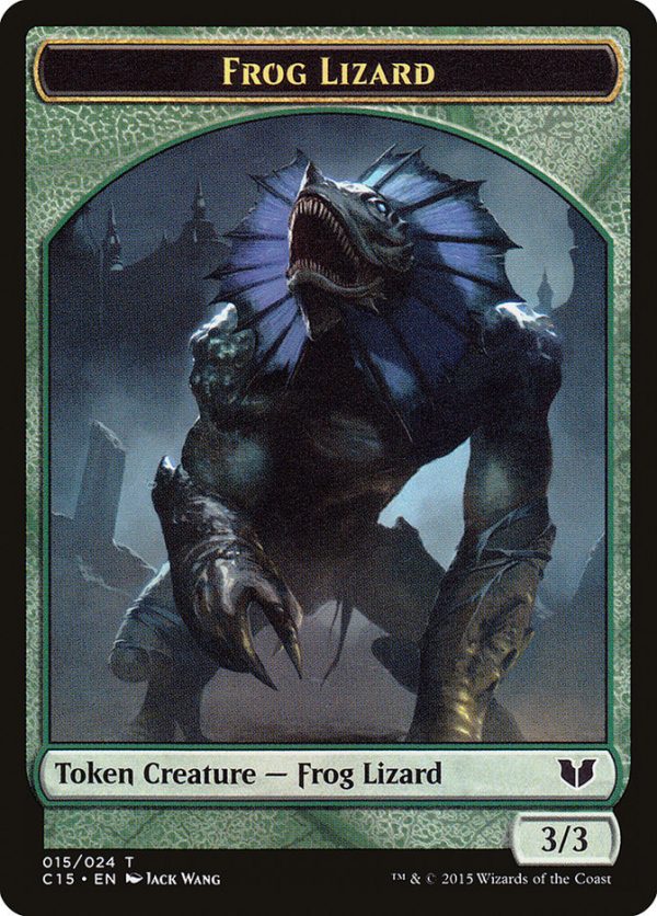 Frog Lizard Token [Commander 2015 Tokens] Online Sale