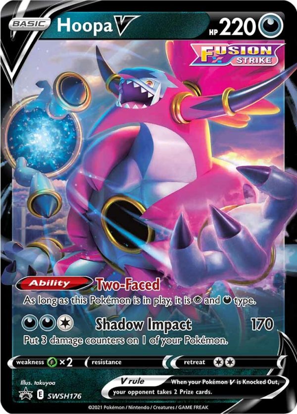 Hoopa V (SWSH176) (Jumbo Card) [Sword & Shield: Black Star Promos] Sale