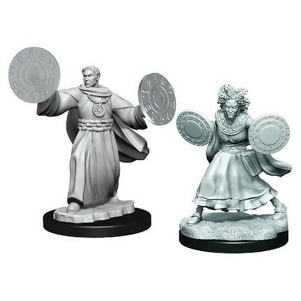 Critical Role Unpainted Miniatures: Human Graviturgy and Chronurgy Wizards Female Cheap