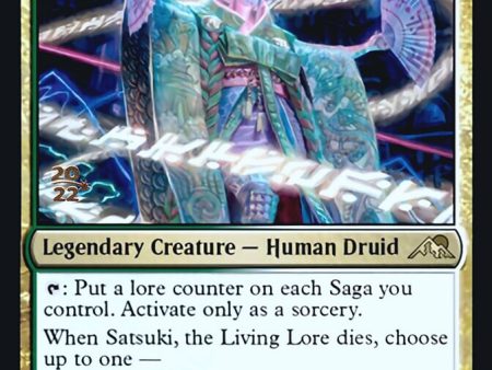 Satsuki, the Living Lore [Kamigawa: Neon Dynasty Prerelease Promos] Supply