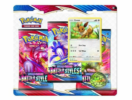 POKÉMON TCG: Sword & Shield Battle Styles 3PK Blister Discount