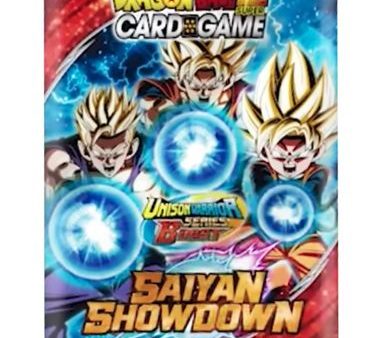 DRAGON BALL SUPER CARD GAME Unison Warrior Series Boost: Saiyan Showdown Booster Pack Hot on Sale