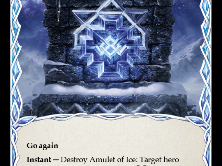 Amulet of Ice [U-ELE172] Unlimited Rainbow Foil For Sale