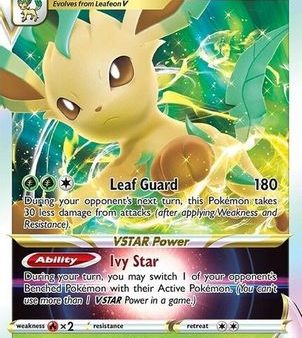 Leafeon VSTAR (SWSH195) [Sword & Shield: Black Star Promos] For Sale