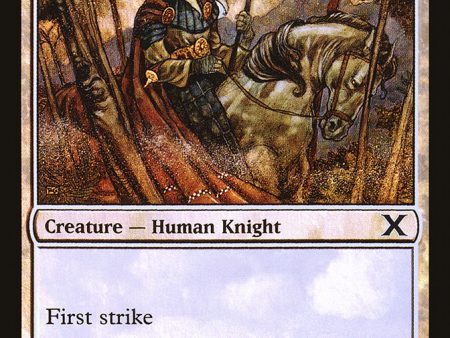 Youthful Knight (Premium Foil) [Tenth Edition] Hot on Sale