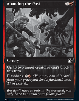 Abandon the Post [Innistrad: Double Feature] Hot on Sale