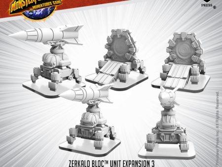 Monsterpocalypse SPAR and Voroto Walker Zerkalo Bloc Unit Supply