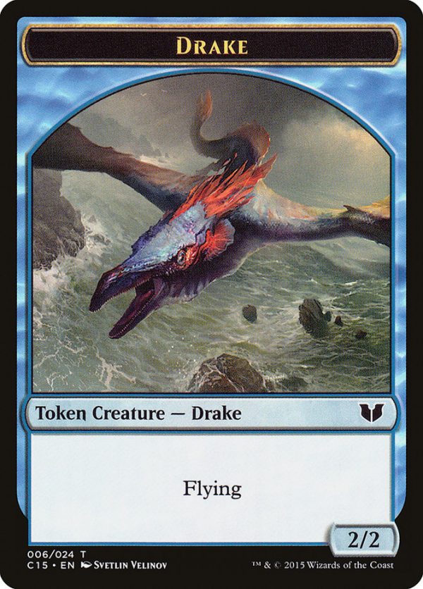 Drake    Elemental (020) Double-Sided Token [Commander 2015 Tokens] Fashion