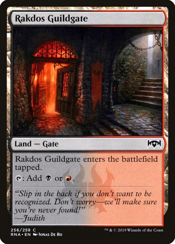 Rakdos Guildgate (256 259) [Ravnica Allegiance] For Sale