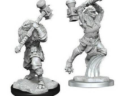 Critical Role Unpainted Miniatures: Ravenite Dragonborn Barbarian Female Online Hot Sale