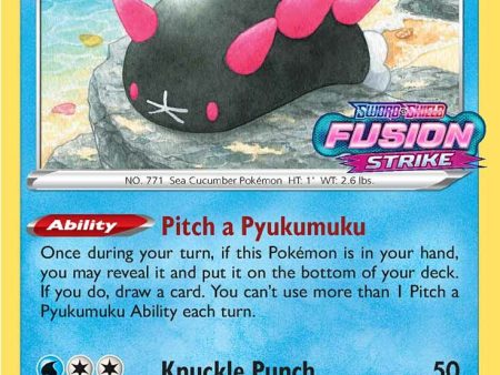 Pyukumuku (SWSH169) (Prerelease Promo) [Sword & Shield: Black Star Promos] on Sale