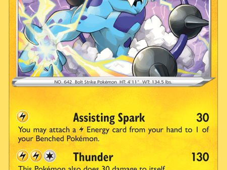 Thundurus (052 198) (Theme Deck Exclusive) [Sword & Shield: Chilling Reign] Sale