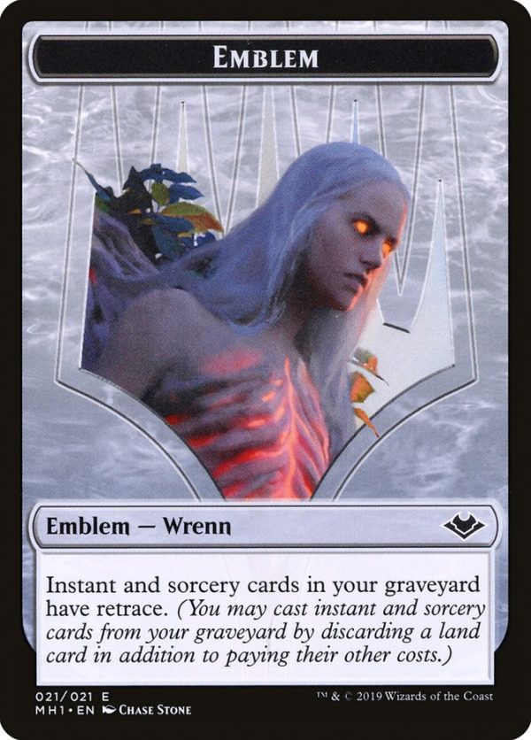 Zombie (007)    Wrenn and Six Emblem (021) Double-Sided Token [Modern Horizons Tokens] For Discount