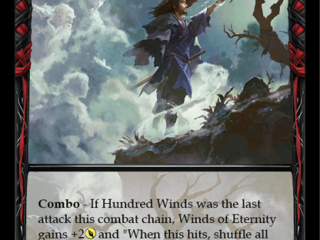 Winds of Eternity [EVR040] (Everfest)  1st Edition Extended Art Rainbow Foil on Sale