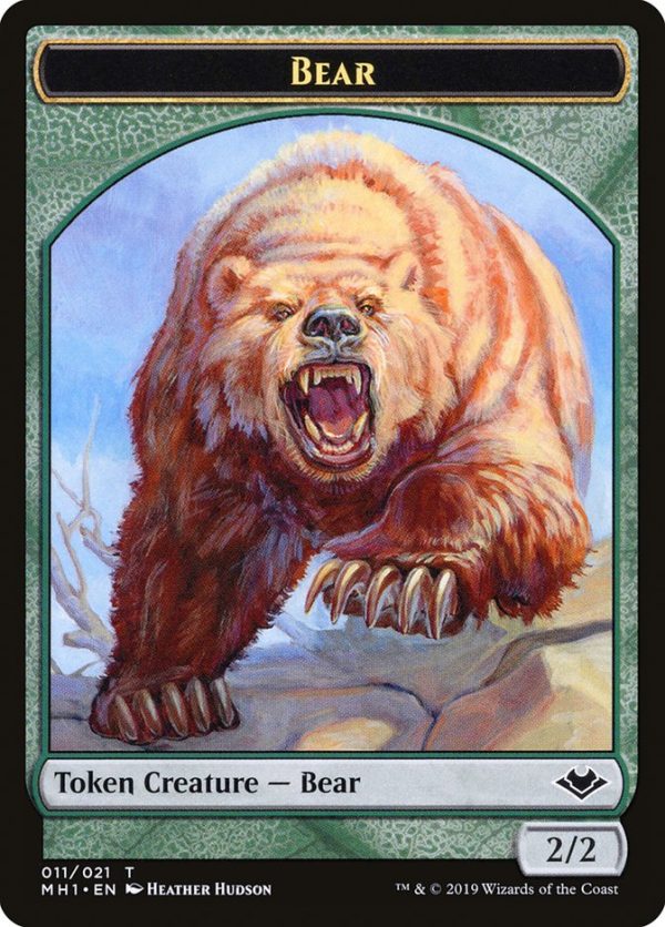 Zombie (007)    Bear (011) Double-Sided Token [Modern Horizons Tokens] Fashion