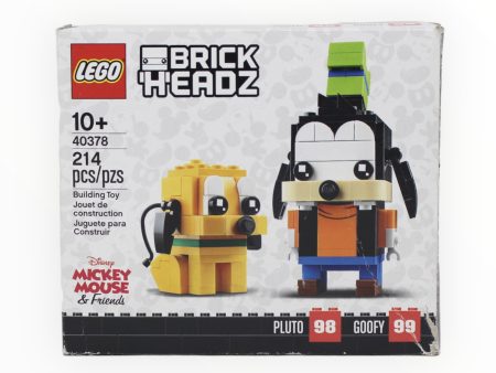 Certified Used Set 40378 Disney BrickHeadz Pluto & Goofy For Discount