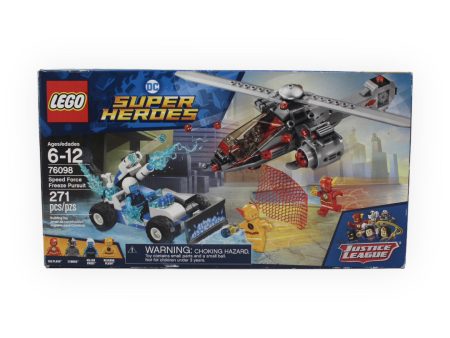 Certified Used Set 76098 DC Super Heroes Speed Force Freeze Pursuit For Cheap