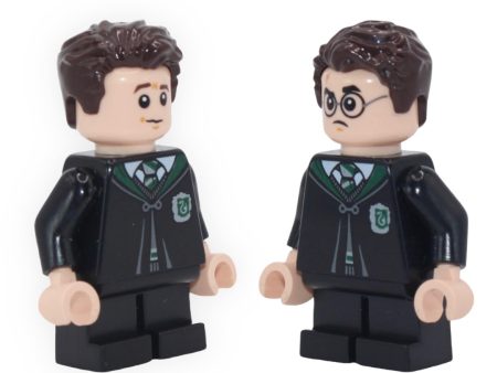 Gregory Goyle   Harry Potter (Slytherin robe, short legs, dark brown hair, 2021) For Cheap