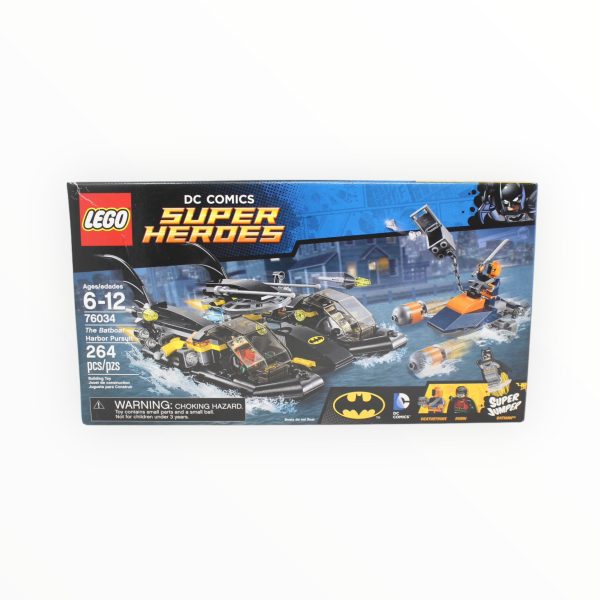 Retired Set 76034 DC Super Heroes The Batboat Harbor Pursuit For Cheap