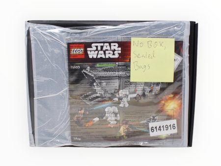 Certified Used Set 75103 Star Wars First Order Transporter (no box, sealed bags) For Cheap