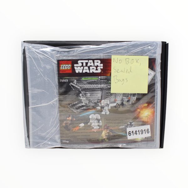 Certified Used Set 75103 Star Wars First Order Transporter (no box, sealed bags) For Cheap