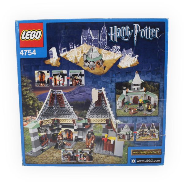 Certified Used Set 4754 Harry Potter Hagrid’s Hut (2nd Edition, 2004) For Cheap