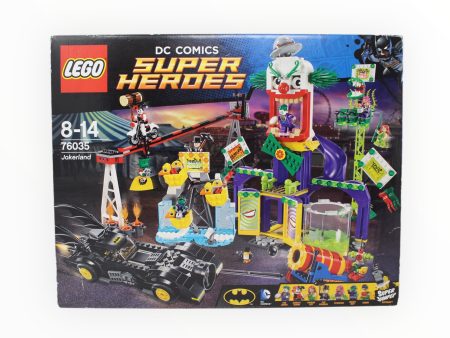 Certified Used Set 76035 DC Super Heroes Jokerland Online now