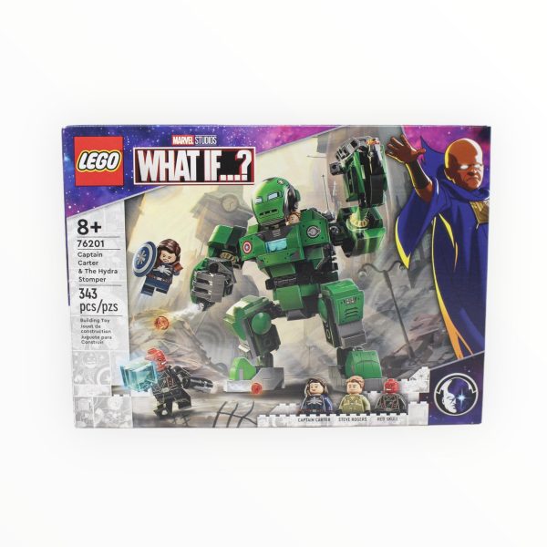 Retired Set 76201 Marvel What If…? Captain Carter & The Hydra Stomper Fashion