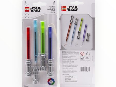 LEGO Star Wars Lightsaber Gel Pens (4 Pack) Supply