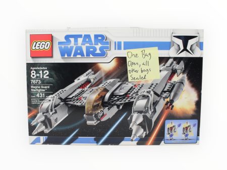 Certified Used Set 7673 Star Wars Magna Guard Starfighter (most bags sealed) For Sale